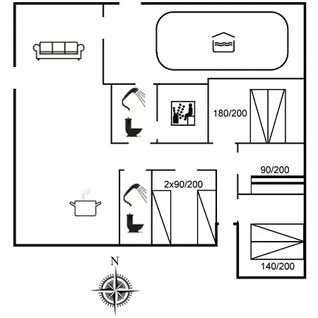 Jerrit - 1-4km From The Sea By Interhome *
